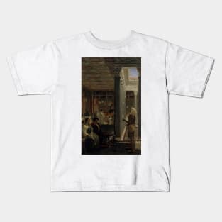 A Juggler by Lawrence Alma-Tadema Kids T-Shirt